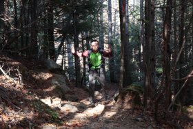 なだらかな登山道