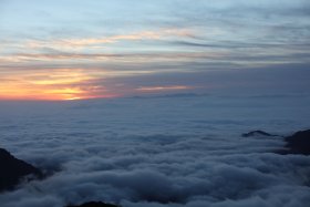 ご来光と八ヶ岳