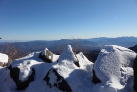 稜線からの景色