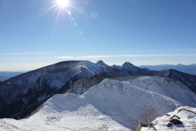 八ヶ岳と南アルプス