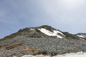 一ノ越から見る雄山