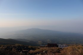 愛鷹山と駿河湾