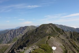 荒川岳へ