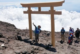 富士宮口山頂