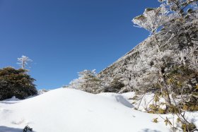 青空と雪