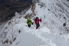 東天狗岳へ