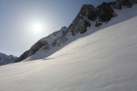 晴天と雪