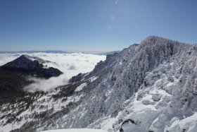 黒斑山を振り返って