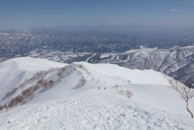 なだらかな稜線