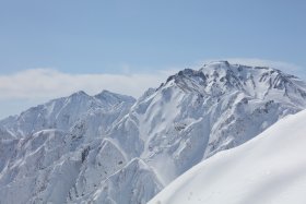 五竜岳と鹿島槍ヶ岳