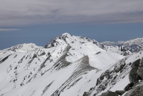 真砂岳、別山、剱岳