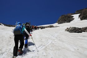 白馬岳へ向けて