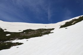 大きな雪庇