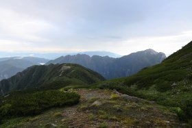 仙丈小屋からの甲斐駒ヶ岳