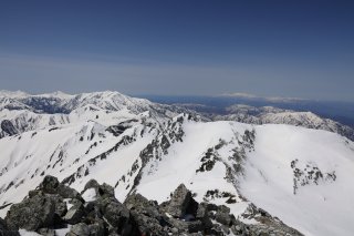 木曽御嶽山、笠ヶ岳、黒部五郎岳、薬師岳、白山、鍬崎山