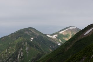 大日岳と中大日岳