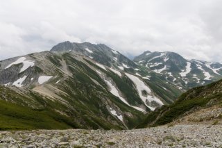 立山の山々