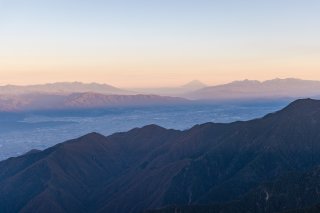 富士山と夕焼け