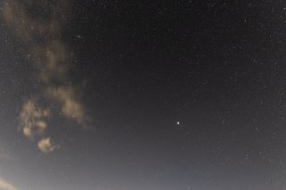 アンドロメダ銀河と木星