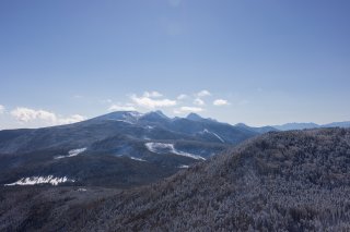 縞枯山展望台