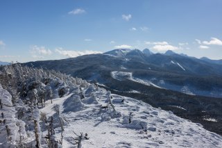 茶臼山展望台と南八ヶ岳