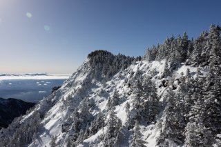 黒斑山を振り返って