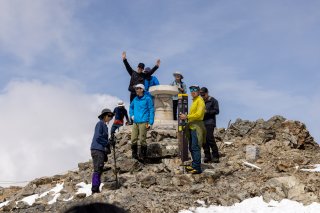 山頂の一コマ