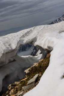 雪の窓