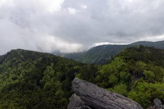 通って来た登山道