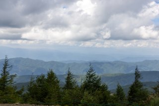 山頂からの景色