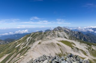 真砂岳、別山、剱岳