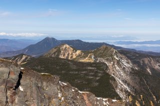 夏沢から蓼科山