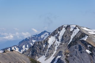 五龍岳と鹿島槍（北峰）