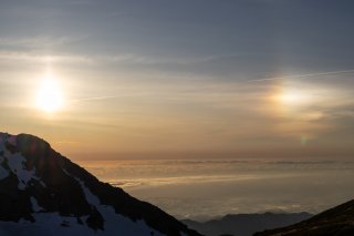 太陽と幻日