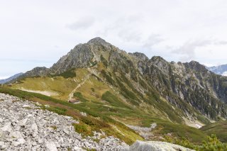 剣山荘と剱岳