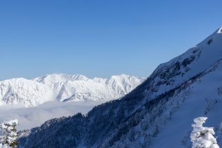 双六岳から鷲羽岳