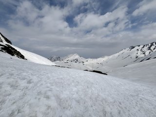 残雪の立山