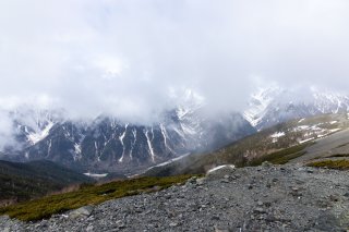 あいにくの雲