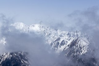 大喰岳と槍ヶ岳