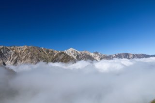 白馬三山と雲海